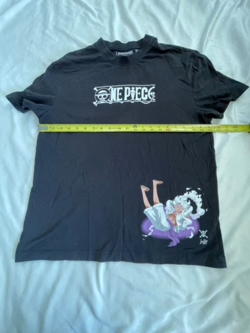 Primark Men’s One Piece Luffy Gear 5 Graphic T-Shirt, Black, Size M - Picture 10 of 11